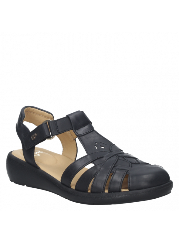 Sandalia Mujer D049 16 Hrs negro